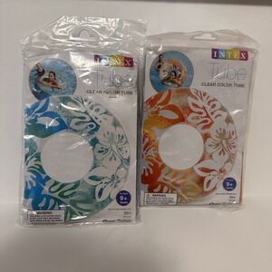 Intex Inflatable Swimming Pool Tube Lot Of 2